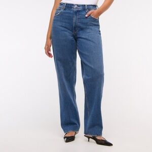 Abercrombie 90s Straight ultra high rise jeans